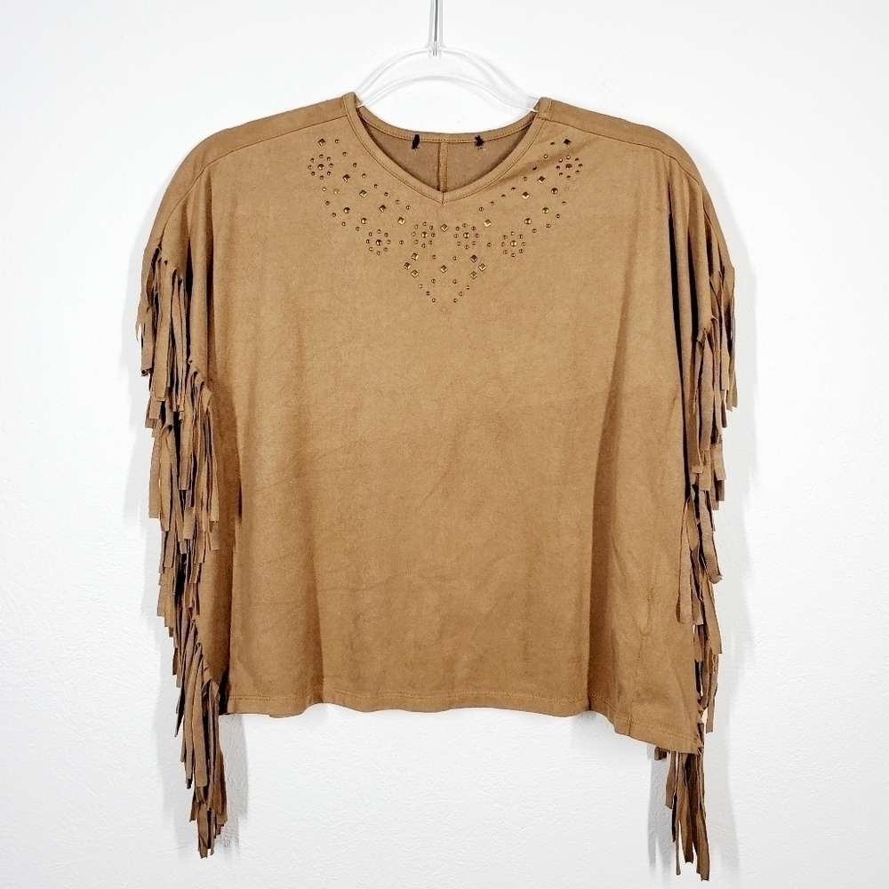 ALMOST FAMOUS FRINGED TOP